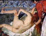 Edgar Degas Famous Paintings - The Bath II